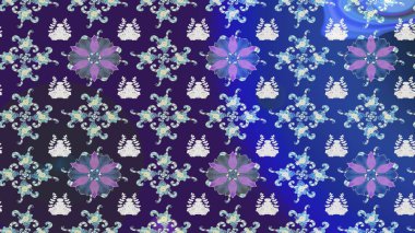 Kar Taneleri Raster illüstrasyonu. Dekorasyon kış kar ikonları. Raster Noel soyut renkli arkaplan ve düşen kar tanesi.