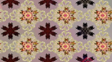 Raster illüstrasyonu. Kumaş, duvar kağıdı ve kağıt üzerine baskı yapmak için gelişen arka plan. Eski usul küçük çiçekli şirin bir eskiz deseni. Moda arka planında parlak buketler.