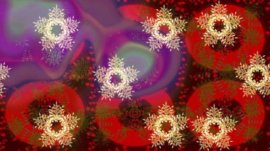 Şirin çiçekler. Çizgi çizimi kalıbı. Raster Moda kumaş deseni.