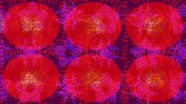 Suluboya çiçekli çiçek deseni. Kırmızı ve mor renkte güzel bir tekstil. Raster illüstrasyonu.