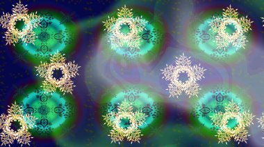 Çiçek ve yapraklı çiçek deseni. Küçük çiçekli şirin bir desen. Raster illüstrasyonu.