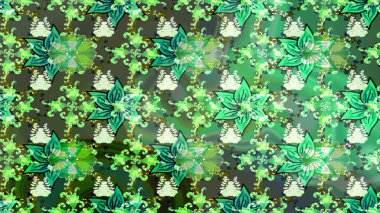 Süslü kumaş deseni. Raster deseni. Çiçekli çiçek deseni, suluboya..