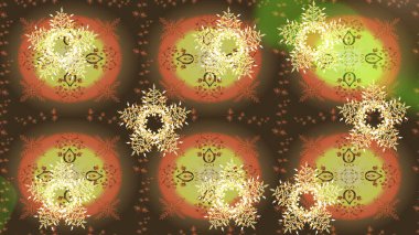 Renkli Bahar Teması eskiz kalıbı. Düz Çiçek Elementleri Tasarımı. Raster..