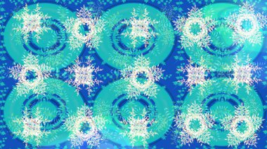 Küçük çiçekteki sevimli çiçek deseni. Mavi renkli çiçekler. Raster illüstrasyonu.