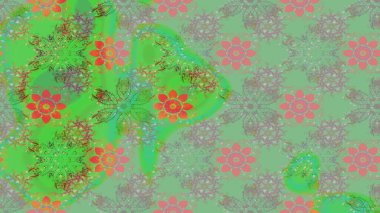 Kış arka plan. Noel kar taneleri ile arka plan. Raster Noel renkli arka plan ile sevimli kar tanesi. Raster illüstrasyon.