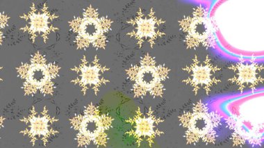 Küçük çiçekteki sevimli çiçek deseni. Gri renkli çiçekler. Raster illüstrasyonu.