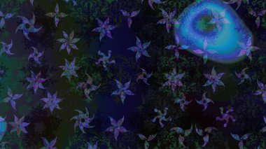 Kar taneli gri ve siyah renkler. Raster illüstrasyonu. Raster Noel soyut renkli arkaplan ve tatlı kar tanesi.