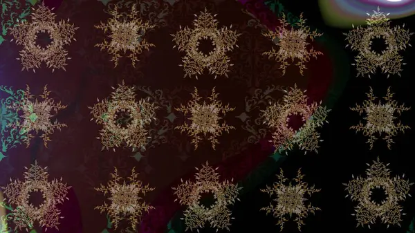 Kahverengi renkte kahverengi papatya deseni. Raster illüstrasyonu. Kahverengi renklerde.