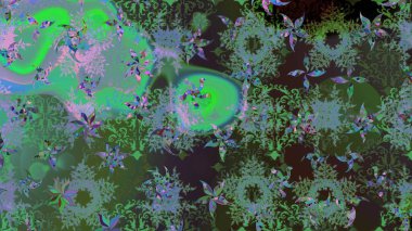 Elle çizilmiş kartanesi karalaması. Yılbaşı kış tasarımı için renkli kar taneleri. Raster illüstrasyonu.