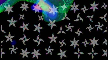 Kar tanesi ikonu, izole edilmiş. Renkli arka planda güzel kar taneleri. Düz dizayn. Raster illüstrasyonu.