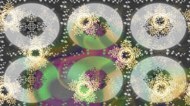 Raster düz çiçek çizim deseni. Hediye ambalaj kağıdı, tebrik kartları, posterler ve pankart tasarımı. Gri renkli çiçekler.