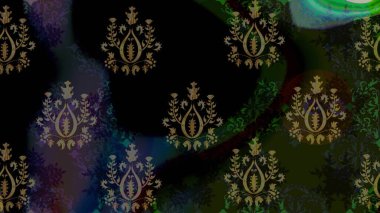 Raster resim. Raster kar taneleri desen. Renkli arka plan üzerinde raster sevimli kar taneleri.