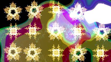 Sevimli çiçek raster deseni. Kahverengi renkli çiçekler. Renkli Yaz Temalı eskiz kalıbı. Düz Çiçek Elementleri Tasarımı.