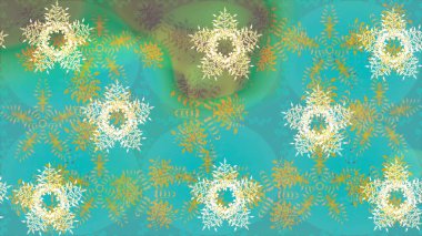 Soyut çiçek çizim kalıbı arka planı. Raster deseni. Raster illüstrasyonu. Mavi renklerde. Küçük çiçekte sevimli çiçek deseni var..