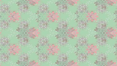 Kış. Renkli arka plan üzerinde izole suluboya kar taneleri. Kış sembolü. Raster illüstrasyon.