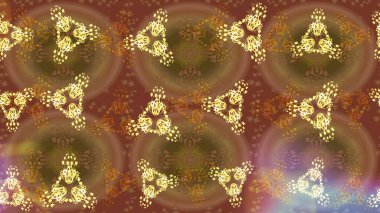 Güzel soyut kar taneleri raster tasarımı. Düz kar karalama ikonları, kar taneleri silueti kahverengi ve sarı renkli yılbaşı afişleri, kartlar. Yeni yıl kar tanesi.