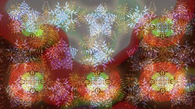 Şirin çiçekler. Çizgi çizimi kalıbı. Raster Moda kumaş deseni.