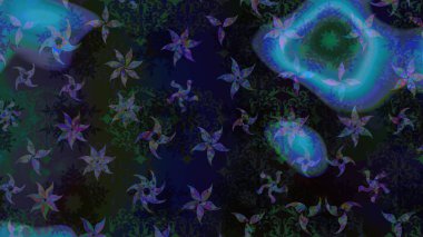 Güzel soyut kar tanesi raster tasarımı. Düz kar karalama ikonları, kar taneleri gri ve mavi renkli siluetler noel afişi için, kartlar. Yeni yıl kar tanesi.