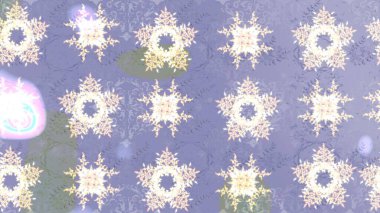 Kar tanesi simgesi, izole. Düz tasarım. Raster resim. Renkli arka plan üzerinde raster güzel kar taneleri.