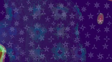 Snowflake raster icon background violet and blue color. Winter christmas snow flat crystal element. Weather illustration ice collection. Xmas frost snow flake isolated silhouette symbol. Raster design clipart