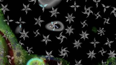 Kış kar taneleri, raster arka plan. Yüzey için tekrarlanan doku, ambalaj kağıdı, siyah ve gri renkte kar tanesi.