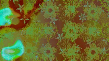 Çiçekli yumuşak bir eskiz şekli. Raster çiçekleri klasik tarzda çizilmiş. Kahverengi renklerde bahar çiçekleri. Raster illüstrasyonu.