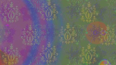 Sanat terapisi tarzı zen çizim için yeşil ve gri mandala şeklinde kar taneleri. El çizimi, dövme stili, kumaş tasarımı ve Raster illüstrasyonunda kartlar..