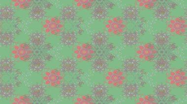 Küçük çiçekteki sevimli çiçek deseni. Tarafsız renklerde çiçekler. Raster illüstrasyonu.