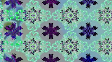 Raster Noel soyut renkli arka plan ve düşen kar tanesi. Noel süslemeleri ve Noel süslemeleri.