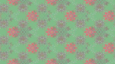 Küçük çiçekteki sevimli çiçek deseni. Tarafsız renklerde çiçekler. Raster illüstrasyonu.