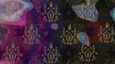 Lace Snowflakes 'in etnik kökü. Raster illüstrasyonu. Kumaş veya Duvar Kağıdı Tasarımı. Stilize Çiçekler. Folk Style. Tekstil için Lacy Fashion Print. Mandalas Dekoratif Doku Arkaplanı.