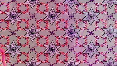 Rengarenk çiçekleri ve doğal renklerde yaprakları olan harika bir çiçek deseni. Moda baskıları için zarif bir şablon. Modern çiçek arkaplanı. Halk stili.