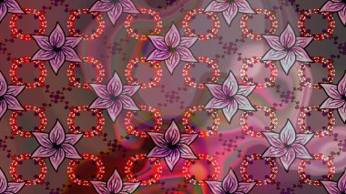 Farklı kar taneleri toplayıcısı, kahverengi ve nötr renklerde kış elementleri. Raster Noel soyut renkli arkaplan ve tatlı kar tanesi.