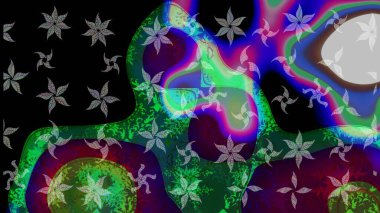 Noel doodle desen kar taneleri, raster arka plan ile. Raster illüstrasyon.