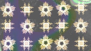 Kar tanesi arka planı. Raster illüstrasyonu. Raster Noel soyut renkli arkaplan ve düşen kar tanesi.