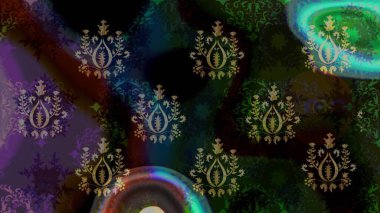 Renkli arka planda izole tatlı kar taneleri. Raster illüstrasyonu. Kar taneleriyle siyah ve gri renkler.