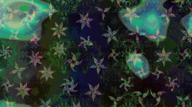 Kar Taneleri Karalamaları. El çizimi Noel Raster illüstrasyonu. Yeni Yıl Dekoratif Kar Taneleri Arkaplanı.