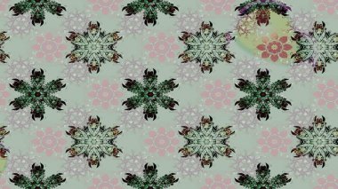 Gri ve nötr renkler ve kar taneleri. Raster Noel soyut renkli arka plan ve tatlı kar tanesi. Raster illüstrasyonu.