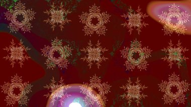 Kar tanesi ikonu, izole edilmiş. Renkli arka planda güzel kar taneleri. Düz dizayn. Raster illüstrasyonu.