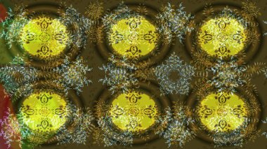 Geleneksel klasik süs. Arabesk ve çiçekli doğu raster desenleri. Arabesk ile klasik desen.