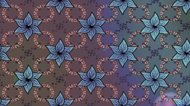 Kar taneleri deseni. Kar taneleri arka planda. Kar tanesi süsleme deseni. Raster illüstrasyonu. Arkaplanda soyut kar taneleri izole edilmiş düz tasarım.