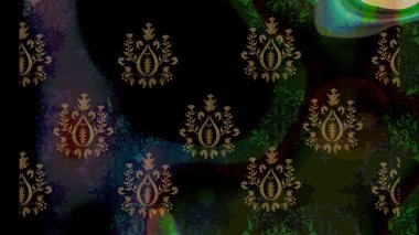 Kar tanesi süsü Raster illüstrasyonu. Siyah ve gri renkte kar tanesi süsü. Güzel süs eşyası. Kar taneleri izole edildi.