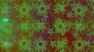 Raster kar taneleri deseni. Renkli arka planda güzel kar taneleri. Raster illüstrasyonu.