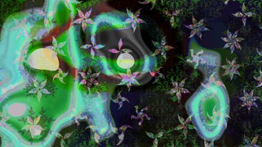 Kar tanesi ikonu, izole edilmiş. Renkli arka planda güzel kar taneleri. Düz dizayn. Raster illüstrasyonu.