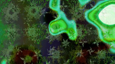 Raster kar taneleri deseni. Raster illüstrasyonu. Renkli arka planda güzel kar taneleri.