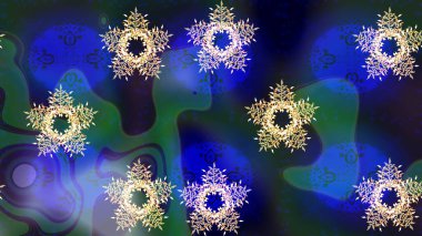 Çiçek deseni. Mavi renkte çiçek çizimi. Şatafatlı bahar bahçesi dokusu. Raster illüstrasyonu. Mavi renkte çiçekler.