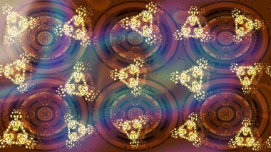 Kahverengi ve mor kar tanelerinin olduğu bir Noel kartı. Kış kartı Mutlu Noeller, Yeni Yıl ve Mutlu Tatil Raster çizimleri. Kar taneleri arkaplanı.