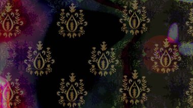 Raster kar taneleri deseni. Renkli arka planda güzel kar taneleri. Raster illüstrasyonu.