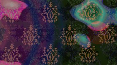 Gri ve kahverengi renkli kar taneleri. Renkli arka planda izole tatlı kar taneleri. Kar tanesi raster deseni. Raster illüstrasyonu.