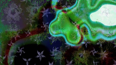 Kış kar tanesi. Kar Tanesi Simgesi. Kar Tanesi Raster illüstrasyonu. Yeşil ve gri renklerde izole edilmiş.